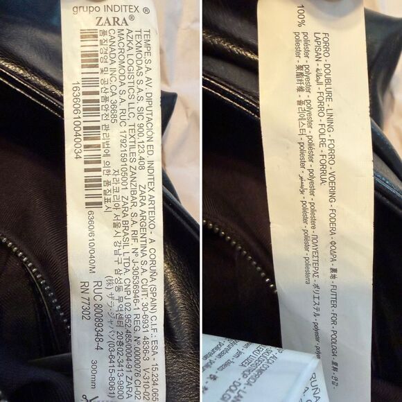 Zara Rock Style Flap Shoulder Bag in Black - Picture 8 of 12